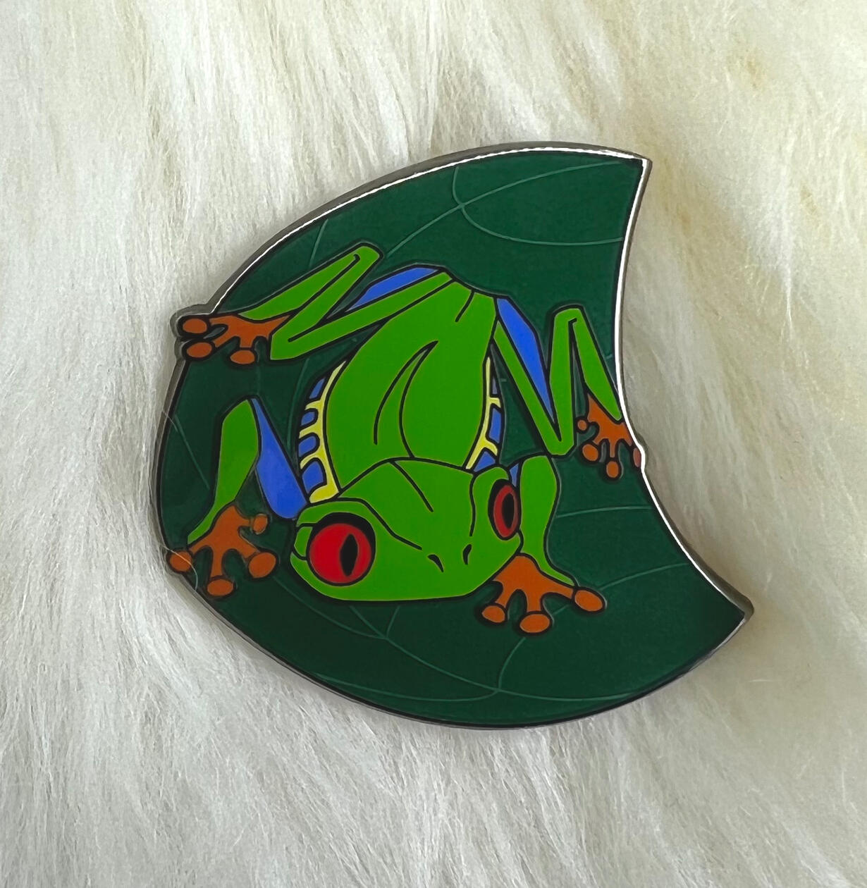 Red Eyed Tree Frog Pin